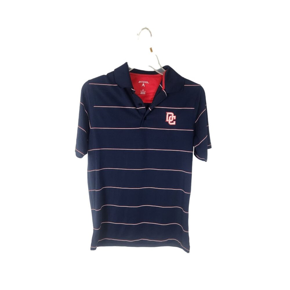 Antigua Washington Nationals Striped Polo Shirt